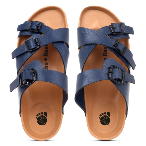 Classic Men’s Cork Sandals Blue