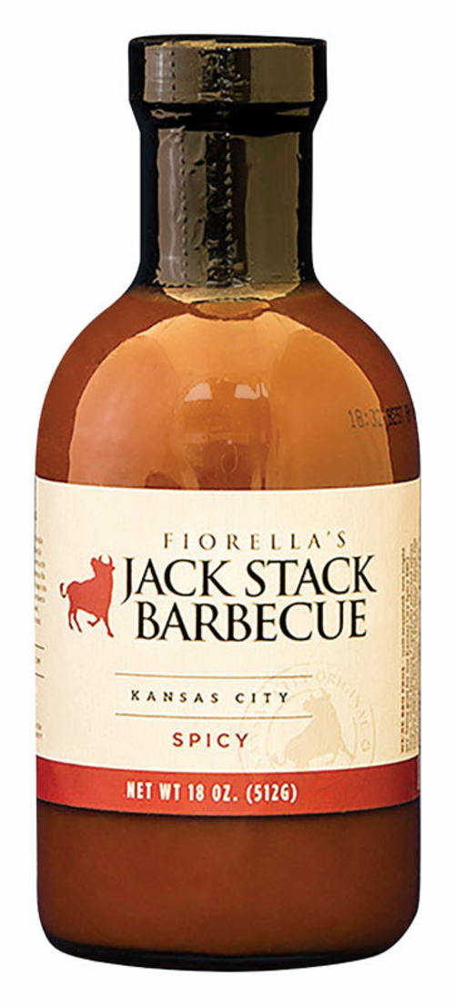 Jack Stack 8014837 18 oz Kansas City Spicy BBQ Sauce