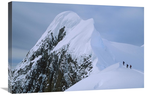 Global Gallery GCS-453399-2030-142 20 x 30 in. Climbers on Summit Ridg