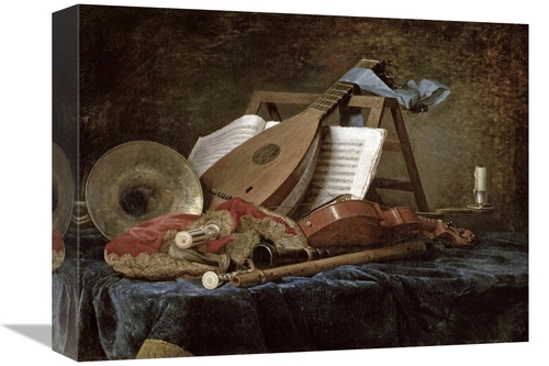 Global Gallery GCS-283272-16-142 16 in. The Attributes of Music Art Pr