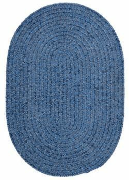 Colonial Mills Rug S501R024X144 Spring Meadow - Petal Blue 2 ft. x 12 