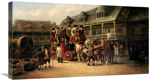 Global Gallery GCS-266814-30-142 30 in. Boarding the Coach to London A