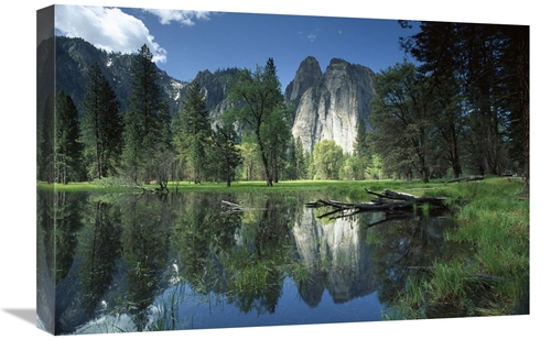 Global Gallery GCS-396592-1624-142 16 x 24 in. Granite Reflecting in P