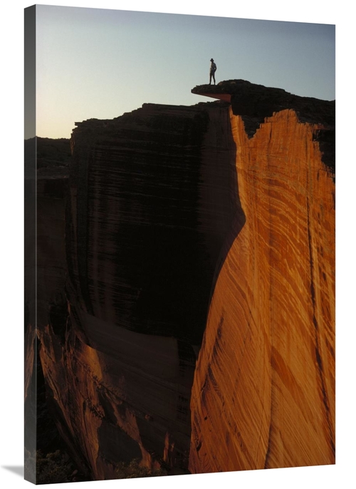 Global Gallery GCS-395907-2436-142 24 x 36 in. Person Standing Atop th