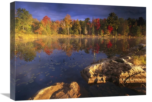 Global Gallery GCS-452020-1824-142 18 x 24 in. Lang Lake, Fall Col