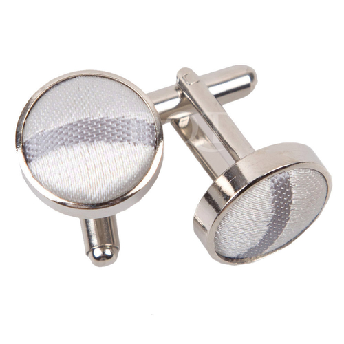 Scroll Cufflinks - Silver