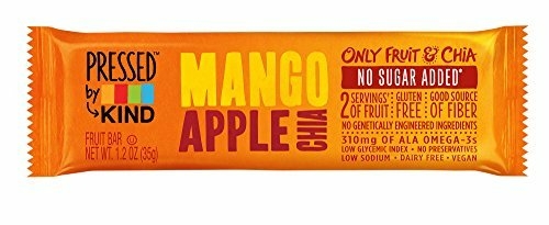 Kind Llc 24063 Fruit Bars, Mango Apple Chia, 12 Count