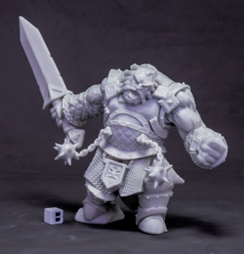 Reaper Miniatures REM77616 Bones Dark Heaven - Fire Giant Warrior W3 H