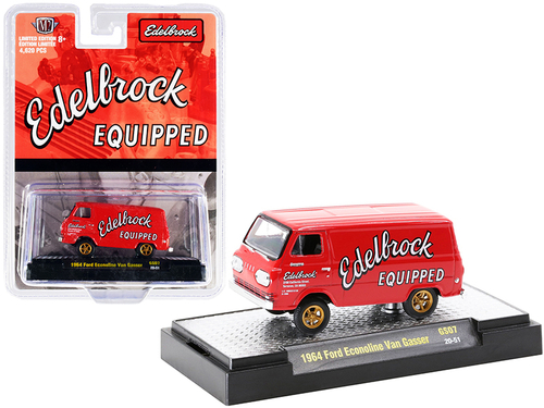 1964 Ford Econoline Van Gasser Bright Red \Edelbrock Equipped\"