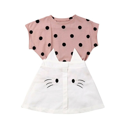 Cute Newborn Toddler Kids Baby Girl Clothes Casual