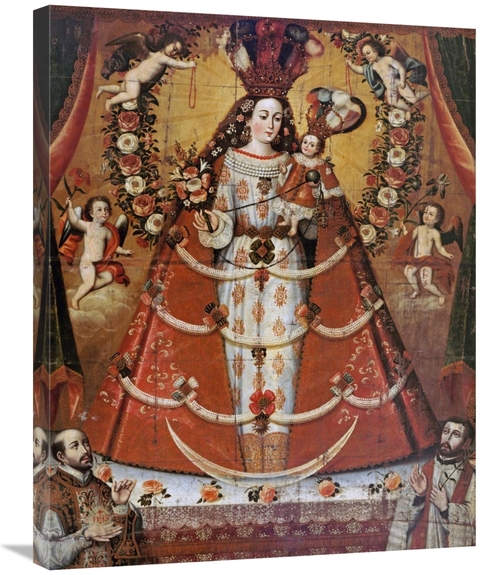 Global Gallery GCS-267450-30-142 30 in. Our Lady of the Rosary Art Pri