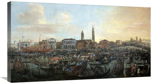 Global Gallery GCS-277947-36-142 36 in. Boats in Murano Art Print - Jo