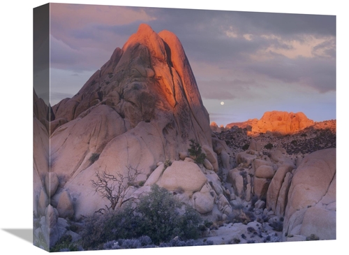 Global Gallery GCS-396426-16-142 16 in. Moon Over Rocks, Joshua Tr