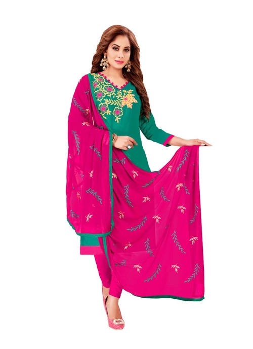 Generic Women's Glaze Cotton Salwar Material