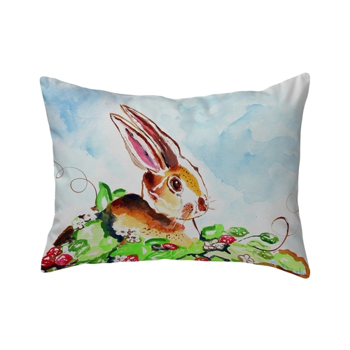 Betsy Drake NC815 16 x 20 in. Jack Rabbit Right No Cord Pillow