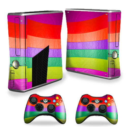 MightySkins XBOX360S-Candy Skin Decal Wrap Cover for Xbox 360 S Slim P