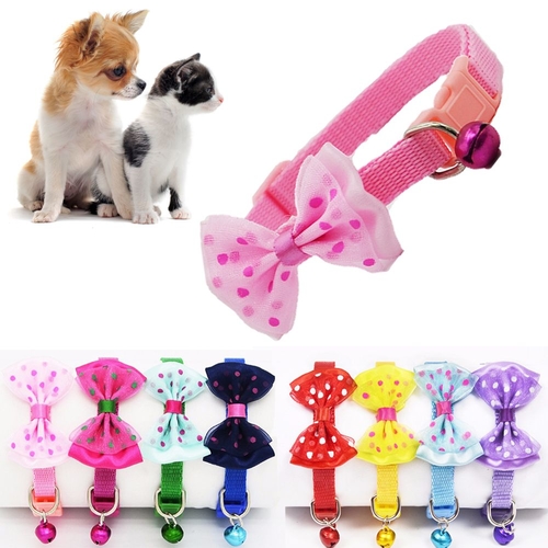 1PCS Cute Lovely With Bell Neck Chain Nylon Fabric