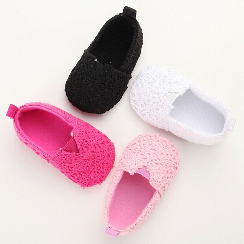 Newborn Toddler Girl Crib Shoes All Seasons Solid