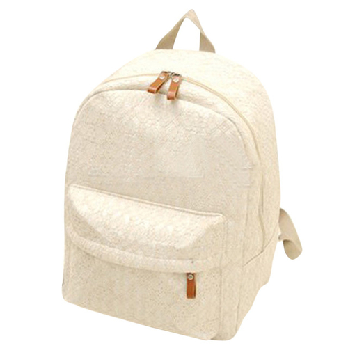 Backpack Women Canvas Lace Shoulder Bag Teenage