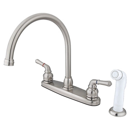 Kingston Brass GKB798 Water Saving Magellan Centerset Kitchen Faucet w