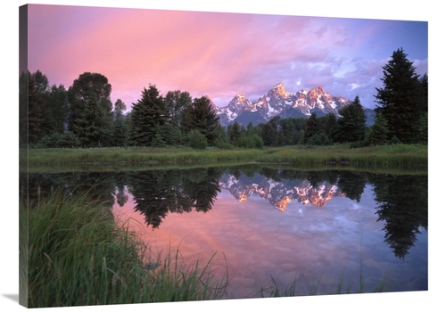 Global Gallery GCS-451996-3040-142 30 x 40 in. Grand Teton Range At Sc