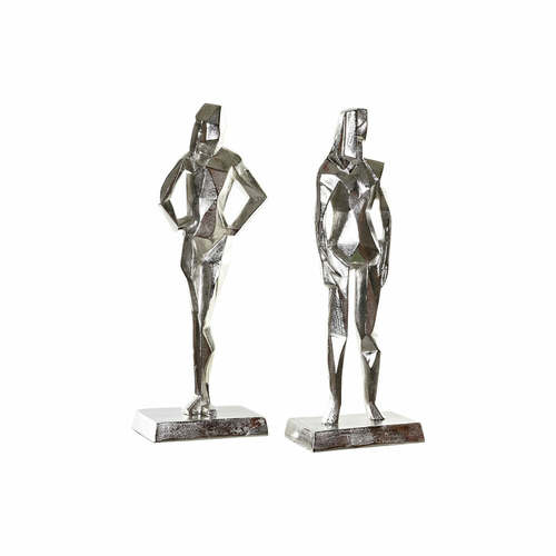 Decorative Figure DKD Home Decor 8424001856480 23 x 13 x 62 cm Silver