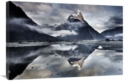 Global Gallery GCS-397746-2436-142 24 x 36 in. Mitre Peak Reflecting i