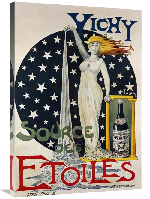 Global Gallery GCS-267444-36-142 36 in. Vichy, Source Des Etoiles 