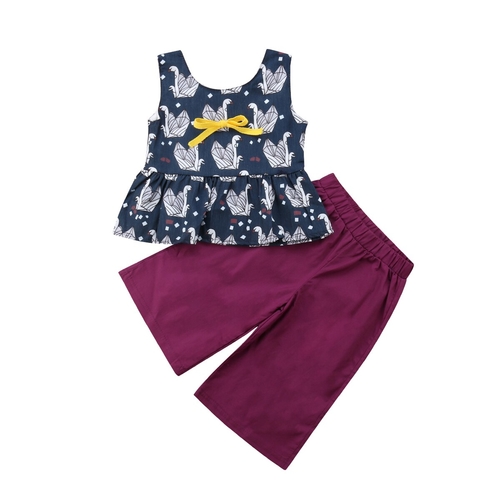 1 5T Girls Clothes Set Baby Kids Summer Baby Girl