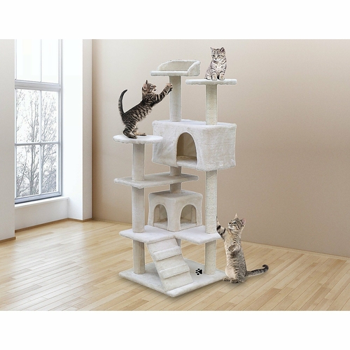 132cm Cat Tree Scratching Post Scratcher Tower Condo House Furniture