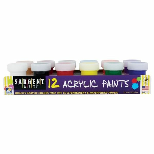 Sargent Art 665421 Premier Acrylic Paint Paint Set of 12