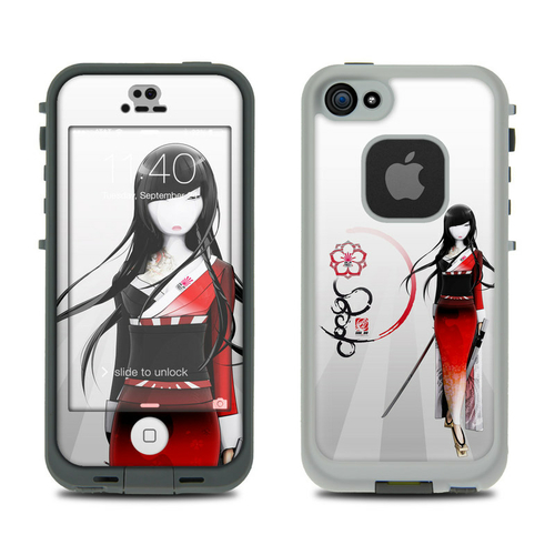 DecalGirl LCF5-KOKESHI LifeProof Fre 5S Case Skin - Kokeshi