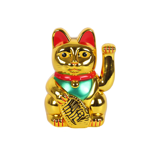 5 Inch Gold Money Cat