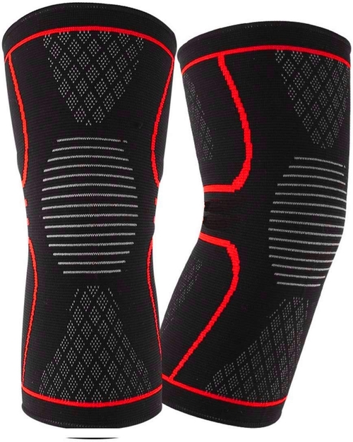 1 pair Knee Sleeve, Compression Fit Support -for Joint Pain