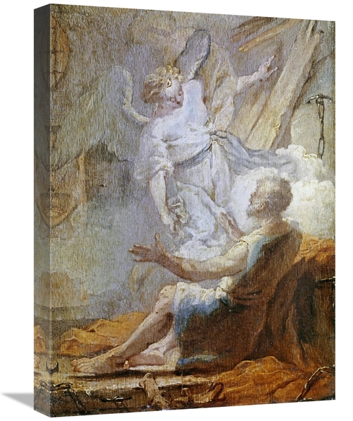 Global Gallery GCS-280185-22-142 22 in. Liberation of Saint Peter Art 