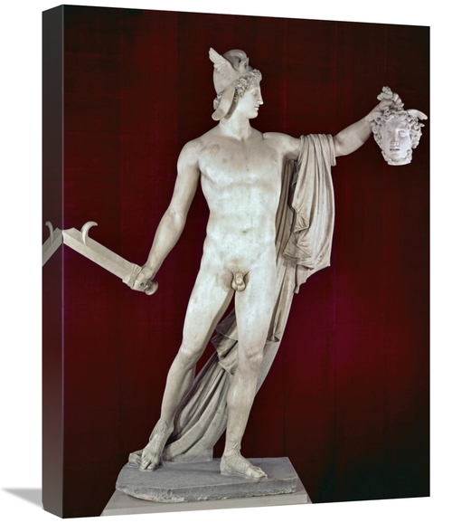 Global Gallery GCS-276961-22-142 22 in. Perseus with the Head of Medus