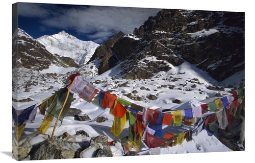 Global Gallery GCS-453468-2436-142 24 x 36 in. Prayer Flags At Five Th