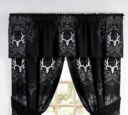 VISI-ONE - Bone Collector - Black - Skull Theme Valance For Windows 