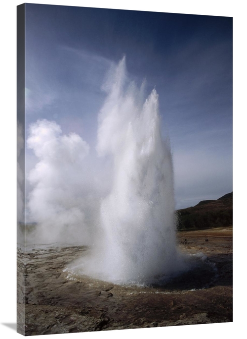 Global Gallery GCS-451340-2436-142 24 x 36 in. Steam Spews From Erupti