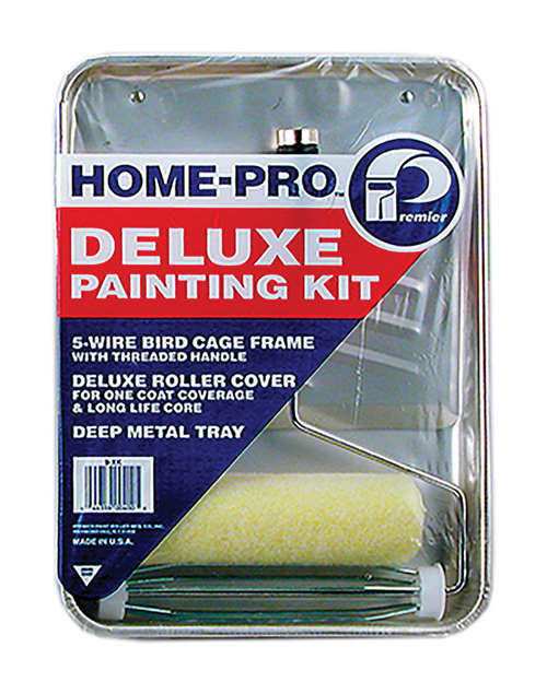 Premier 1898899 Home-Pro Metal Paint Rectangle Tray Set, Silver