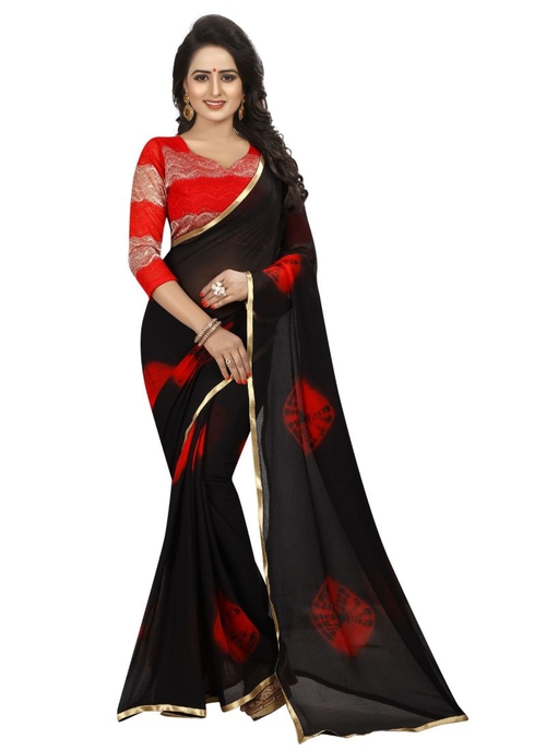 Generic Women's Chiffon Saree(Multi, 5.5-6mtrs)