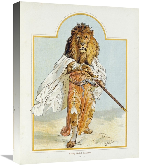 Global Gallery GCS-267979-22-142 22 in. Konig Nobel Im Zorn Art Print 