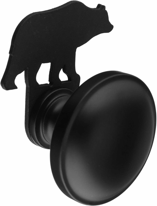 Wrought Iron Bear Cabinet Door Knob