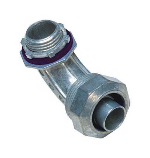 Gampak 49470 0.5 in. 90 Degree Liquid-Tight Conduit Connector