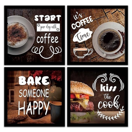 Coffee Inspired Wall Painting for Coffee shop, Cafeteria/Kitchen