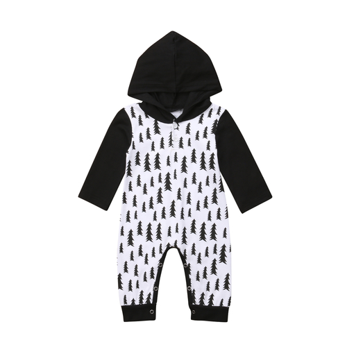 Newborn Baby Boy Girl Long Sleeve Romper