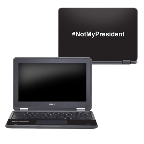 MightySkins DECHR3189-Not My President Skin for Dell Chromebook 11 in.