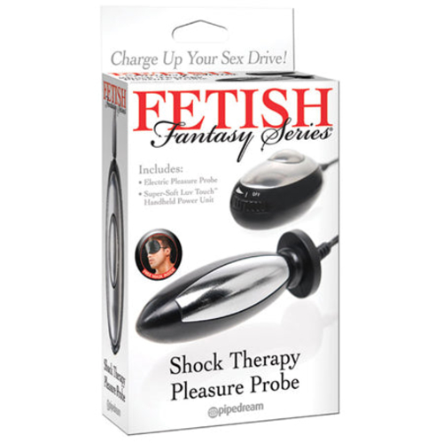 Pipedream Fetish Fantasy Series Shock Therapy Pleasure Probe Black/Sil