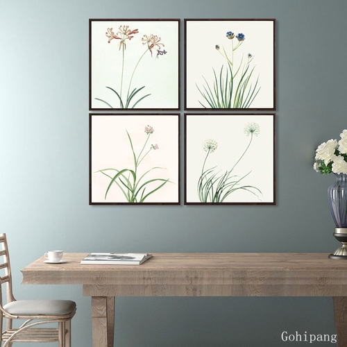 Modern Flower Canvas Painting Nature Posters Print