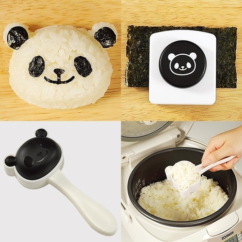 Panda Seaweed Nori Punch & Rice Mold Kit